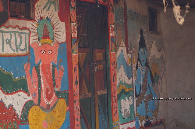 Door to a temple: Wanjulshet