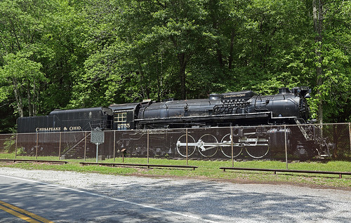 railroad train display engine steam static locomotive steamengine steamlocomotive