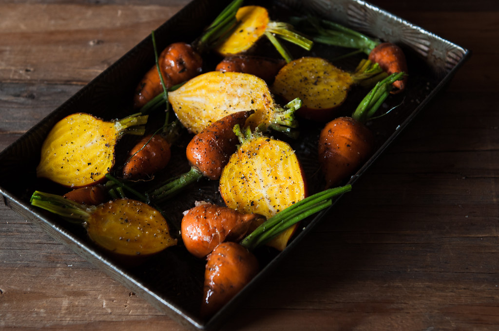 Roast Carrots and Beets