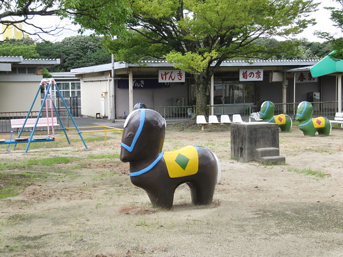 佐賀競馬場の公園にある遊具