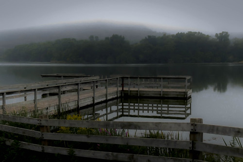 morning lake reflection water weather fog landscape midwest day winonaminnesota foggysky