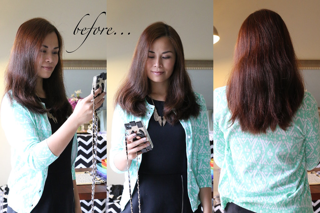 Naturally Straight Hair with Aveda Smooth Infusion - My Fashion Juice