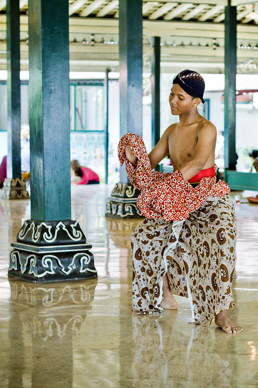 Danseur du Palais de Yogyakarta