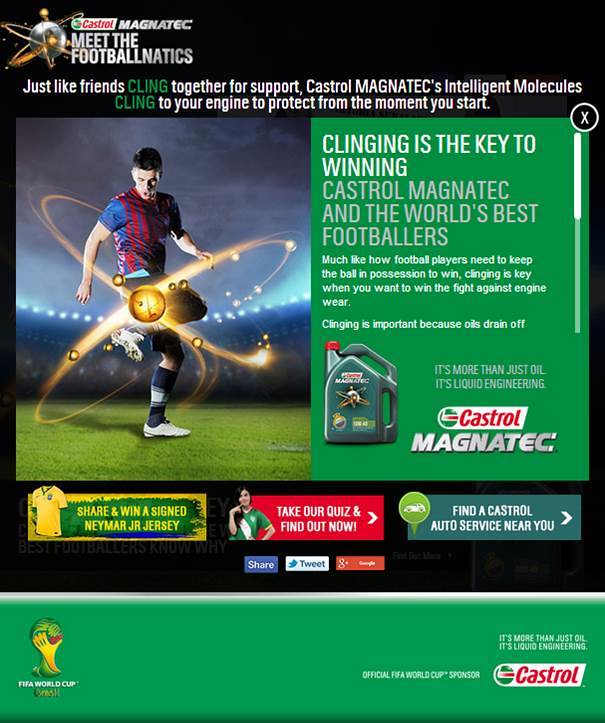 Castrol MAGNATEC 'Meet the Footballnatics' Contest