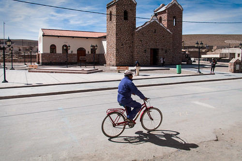 man church argentine bike bicycle working velo eglise provincedejujuy