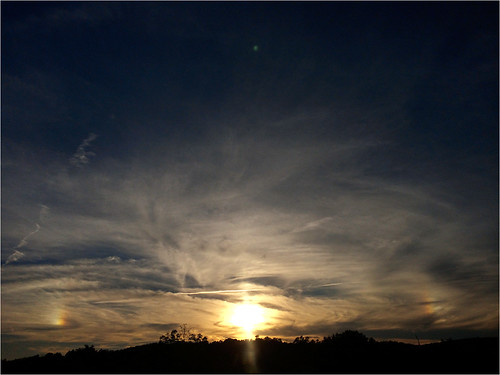 sunset clouds iphone sundogs