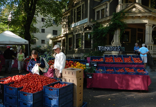 Tomatoes at the Portland Farmer's Market