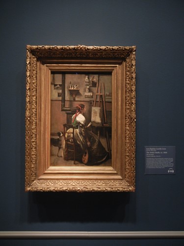 DSCN1808 _ The Artist's Studio, ca. 1868, Jean-Baptiste-Camille Corot, National Gallery of Art at Legion of Honor