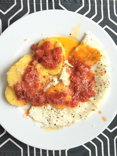 A celiac's kitchen_ new food fried polenta and eggs
