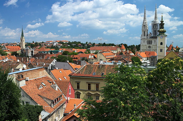Zagreb - Vue sur la ville haute
