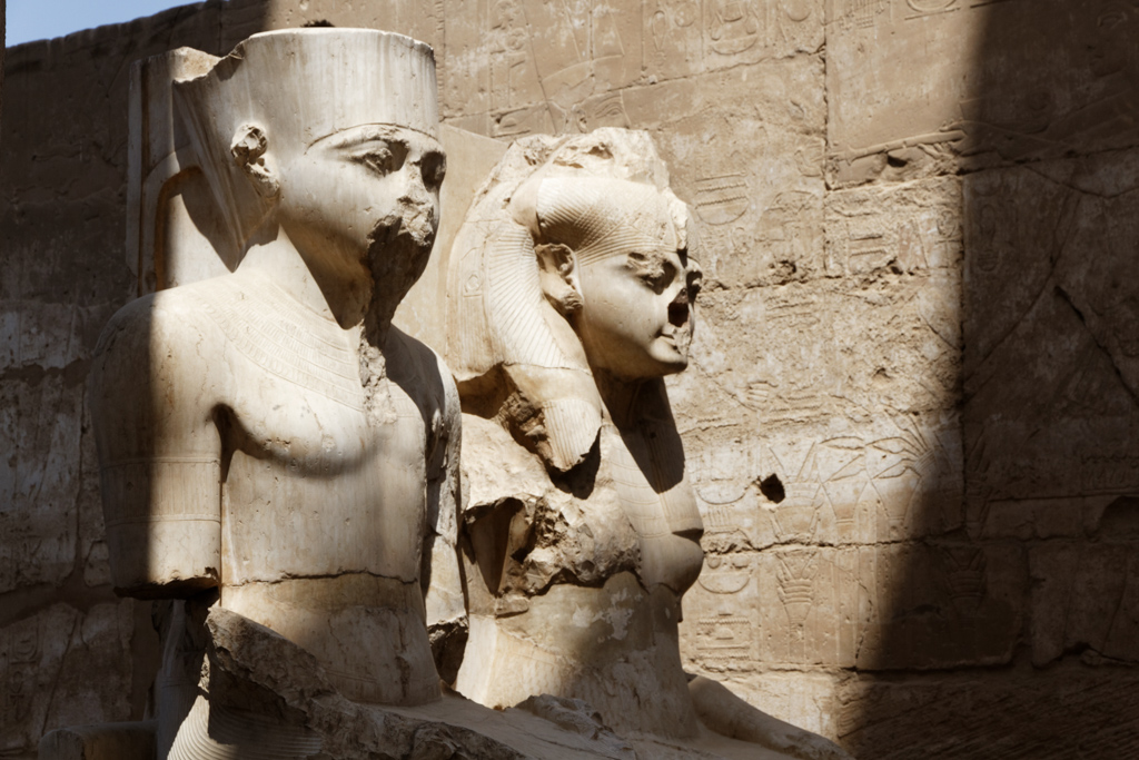 Pair Statue of Tutankhamun and Ankhesenamun
