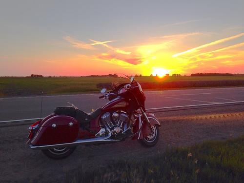 sunset minnesota indian moto motorcycle biker indianmotorcycle