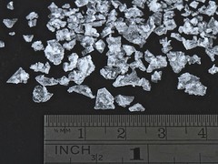 Salt hopper crystals