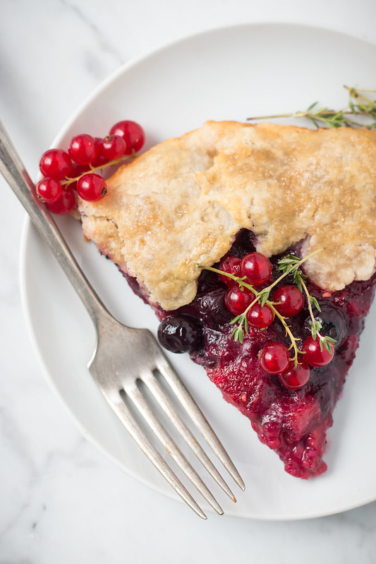 Summer Berry Galette with Lemon and Thyme | Will Cook For Friends