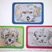 Ibiza - Hand Painted Greeting Cards dog motive