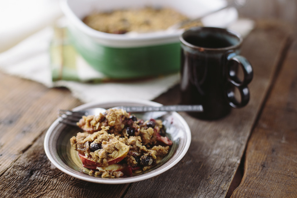 Apple Huckleberry Crisp Recipe