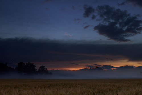 sunset sky cloud fog landscape austria nebel dusk himmel wolken kärnten fujifilm landschaft at völkermarkt x100t