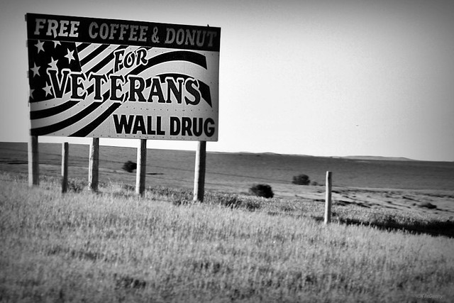 Billboard for Wall Drug in South Dakota