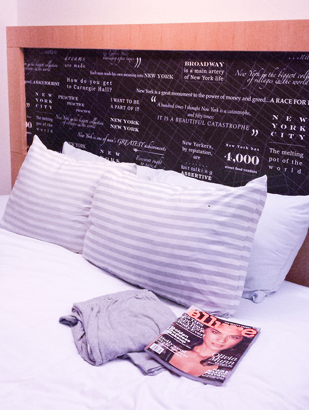 stylelab lifestyle travel blog New York trip Tryp Times Square South room bed 2