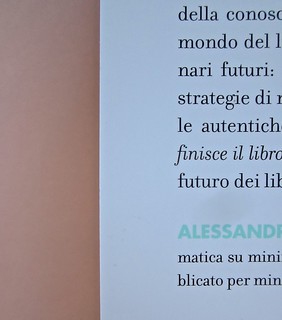 Come finisce il libro, di Alessandro Gazoia (Jumpinschark). minimum fax 2014. Progetto grafico di Riccardo Falcinelli. Quarta di copertina (part.), 5