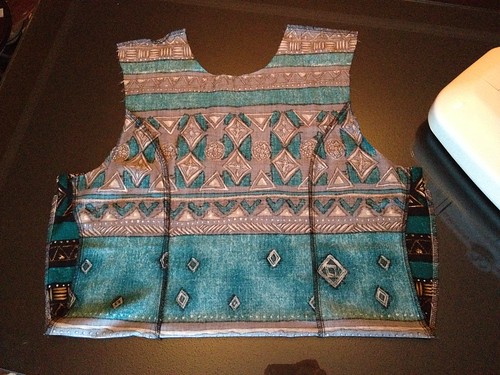 Tribal Maxi Dress - In Progress