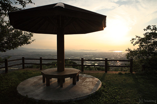 sunset japan sue fukuoka 夕日 kasuya takejo 糟屋 須恵 皿山公園 岳城山
