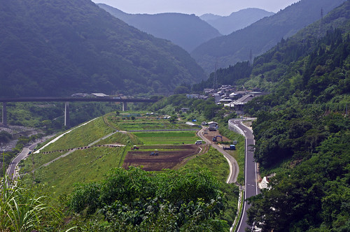 japan landscape scenery dam kumamoto kyushu itsuki kawabe