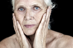 Facial landscapes 1, Mother of the photographer