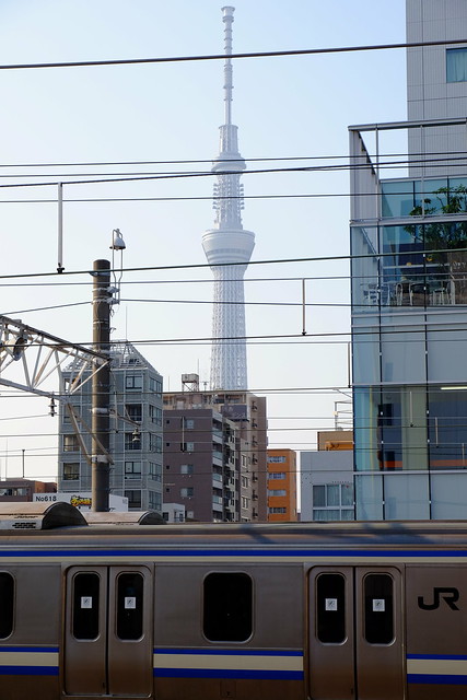 Skytree from Kinshicho station