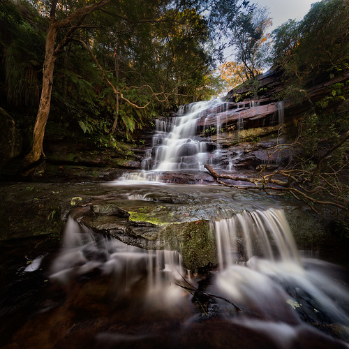 landscape waterfall australia newsouthwales somersby