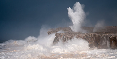 sea cliff storm mar waves marejada asturias olas acantilado pria cantabrico cantabric bufones elosoenpersona