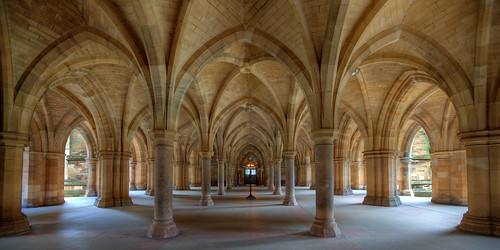 uk architecture scotland university glasgow cloisters hdr glasgowuniversity universityofglasgow undercroft 1635mmf28lii
