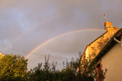 Rainbow over our village