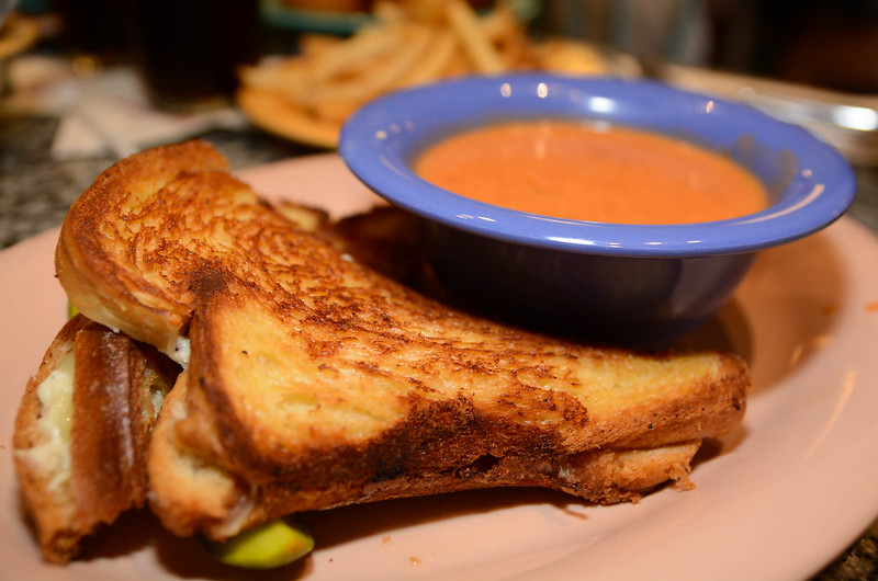 Grilled Cheese and Tomato Bisque