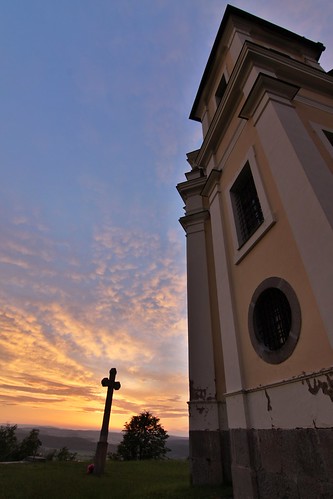 sunset church republic czech hora kostel slunce západ maková čr