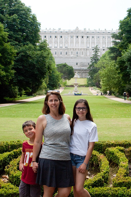 Royal Palace Garden Madrid