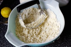 work butter into flour mixture