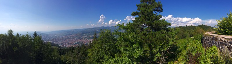 Sarajevo hillside panorama