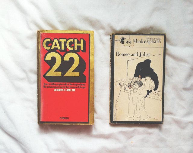 catch 22 romeo and juliet secondhand book haul lifestyle book blog vivatramp uk