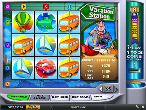 free Vacation Station slot win