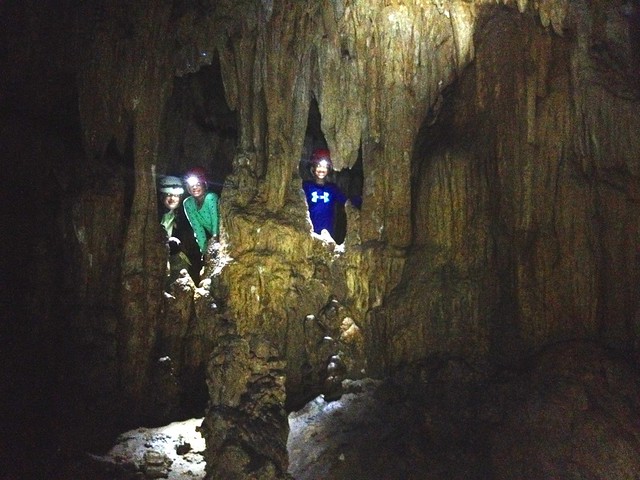 Caving  at Natural Tunnel State Park, Virginia