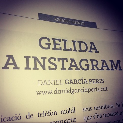 #Gelida a #Instagram al #llibre de #FMGelida #Penedès