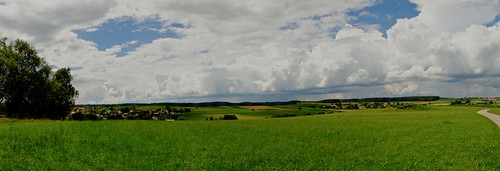 panorama wolken land landschaft allgäu