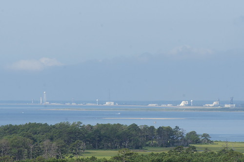 View of Wallops from Assateague Lighthouse