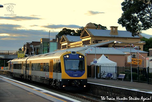 sunset heritage station train rail railway nsw newsouthwales hunter huntervalley maitland
