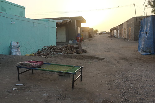 morning town sudan small dongola