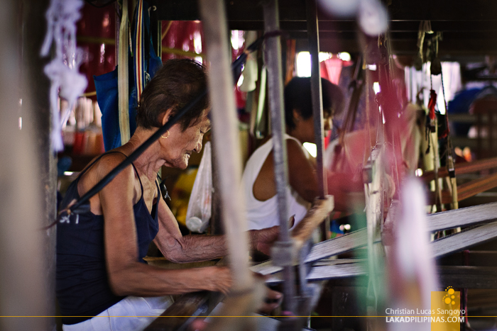 Pedal Frame Loom for Abel Weaving in Ilocos