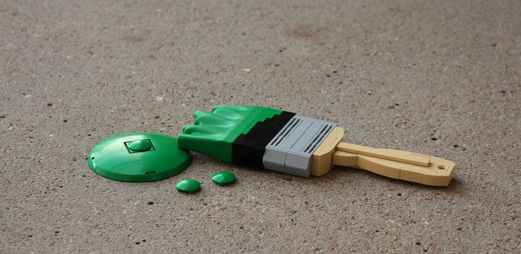 Go green! (custom built Lego model)