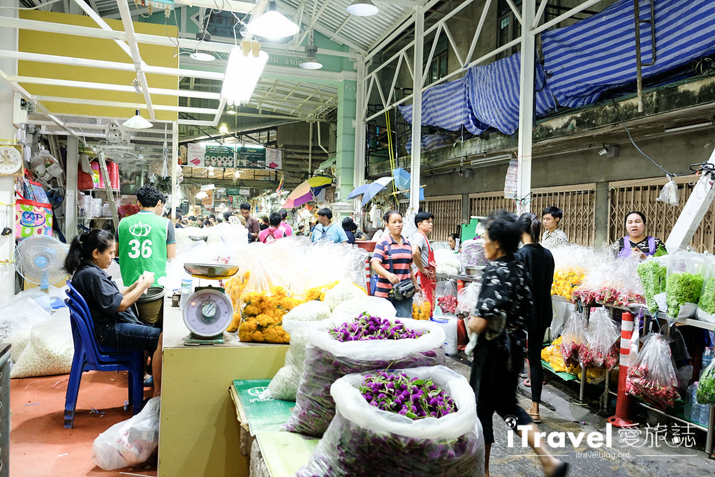 曼谷帕空花市 Pak Khlong Talat Flower Market (12)