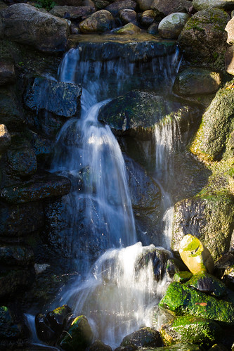 fall water rock zoo wasser wasserfall fels karlsruhe stein belichtung langzeit